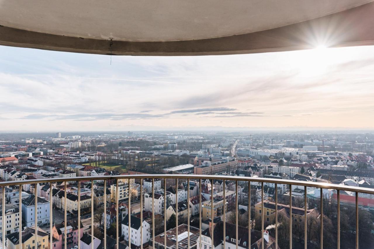 Great City View I 26 Floor I Netflix And Boxspringbed Augsburg Exterior foto