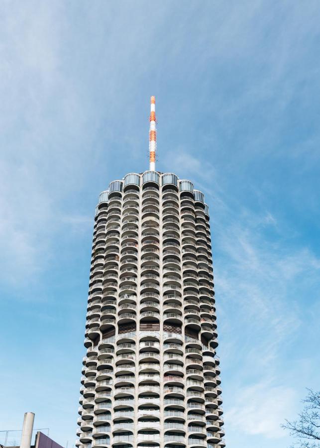 Great City View I 26 Floor I Netflix And Boxspringbed Augsburg Exterior foto